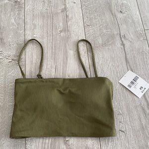 green active top sports bra